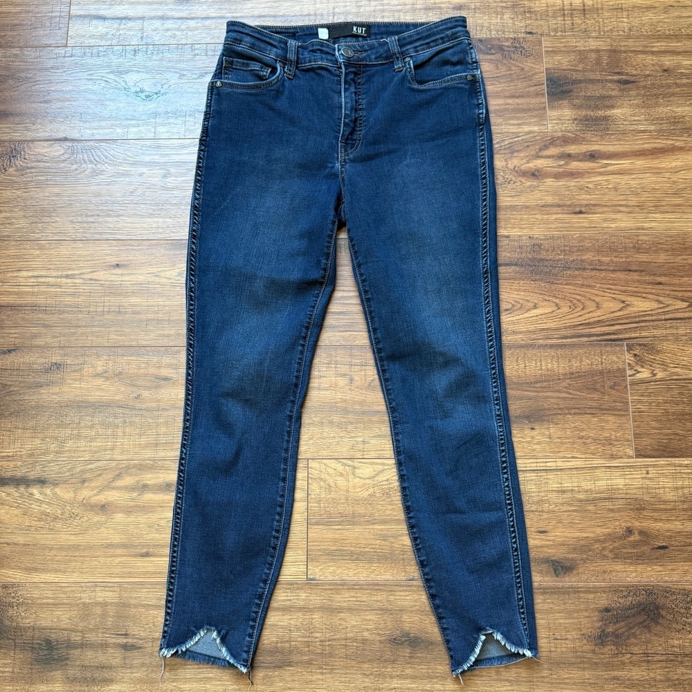 Kut From The Kloth Women’s Connie High Rise Ankle Skinny Dark Wash Jeans Size 4